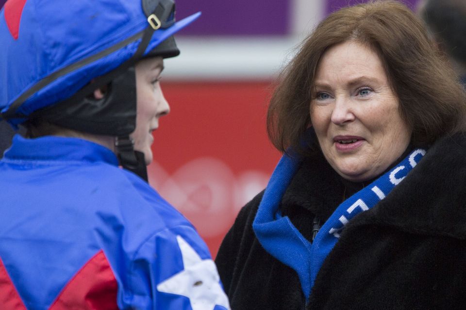 Jockey Rachael Blackmore with Niccolai’s mother Graziella