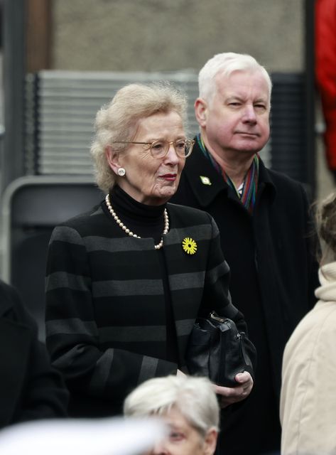 20/4/25 Past President Mary Robinson at the 1916 Easter Rising Commemoration at the GPO in Dublin.Picture: Arthur Carron/Collins