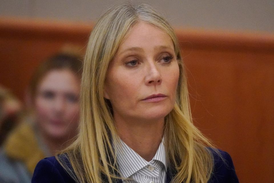 Gwyneth Paltrow sits in court. Photo: Getty