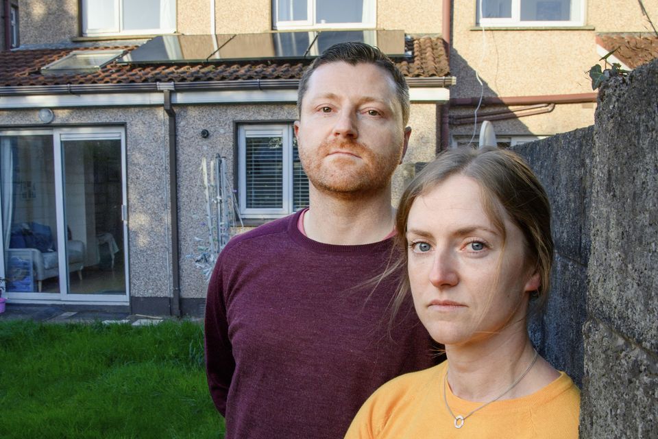 Sean and Maria O’Donovan, from Ballincollig, Co Cork, are in dispute with The Energy Centre following the installation of solar panels at their home last year. Photo: Provision