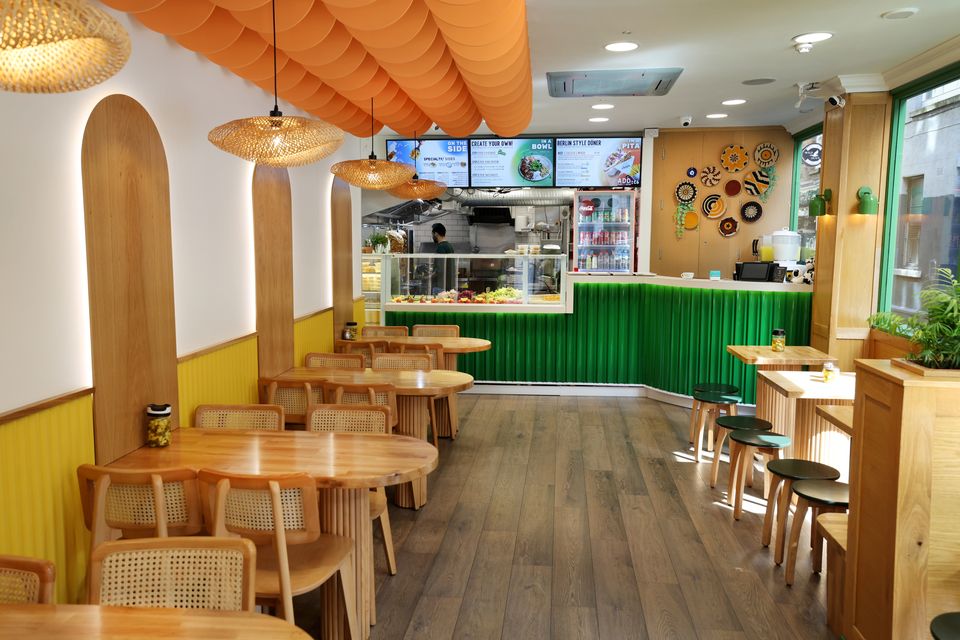 Chiya restaurant on Dame Street. Photo: Steve Humphreys