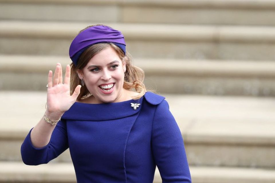 Prince Andrew says he was with Beatrice (pictured) at a restaurant the night in question. Photo: Steve Parsons/Pool via Reuters