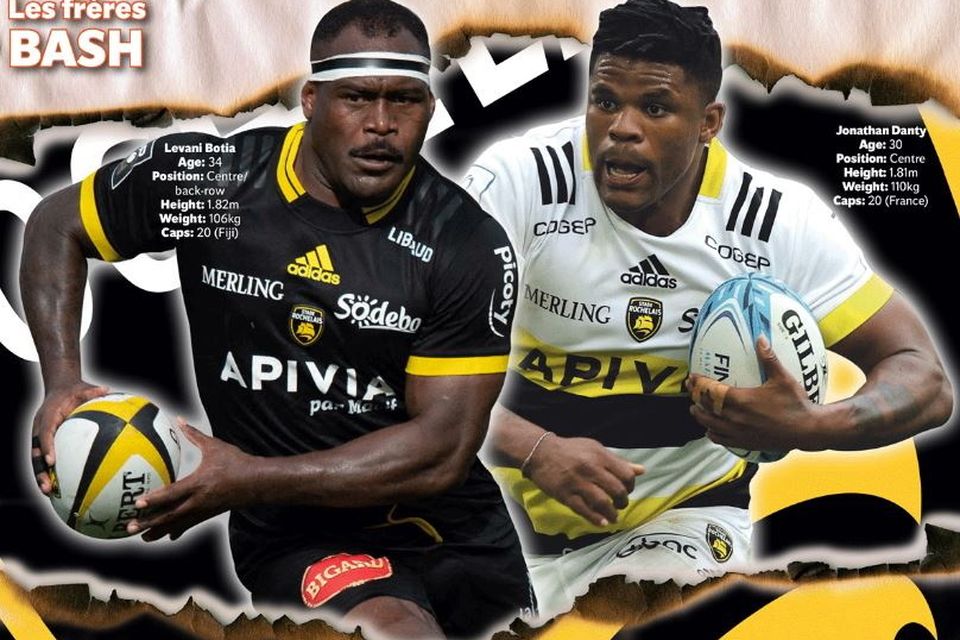 Levani Botia and Jonathan Danty are key men for La Rochelle.