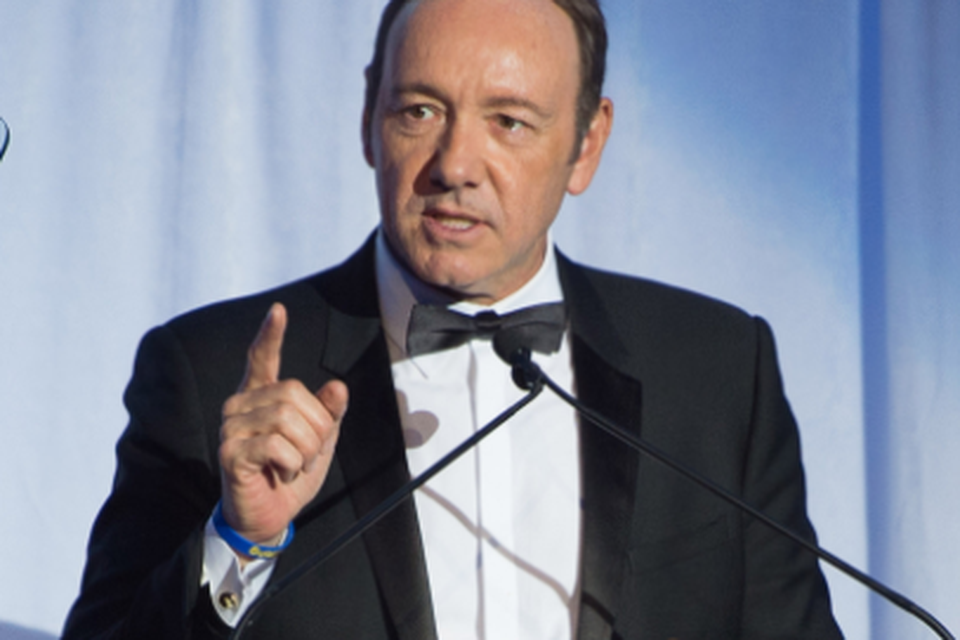 Kevin Spacey speaks at the Museum Of The Moving Image 28th Annual Salute Honoring Kevin Spacey on April 9, 2014 in New York City