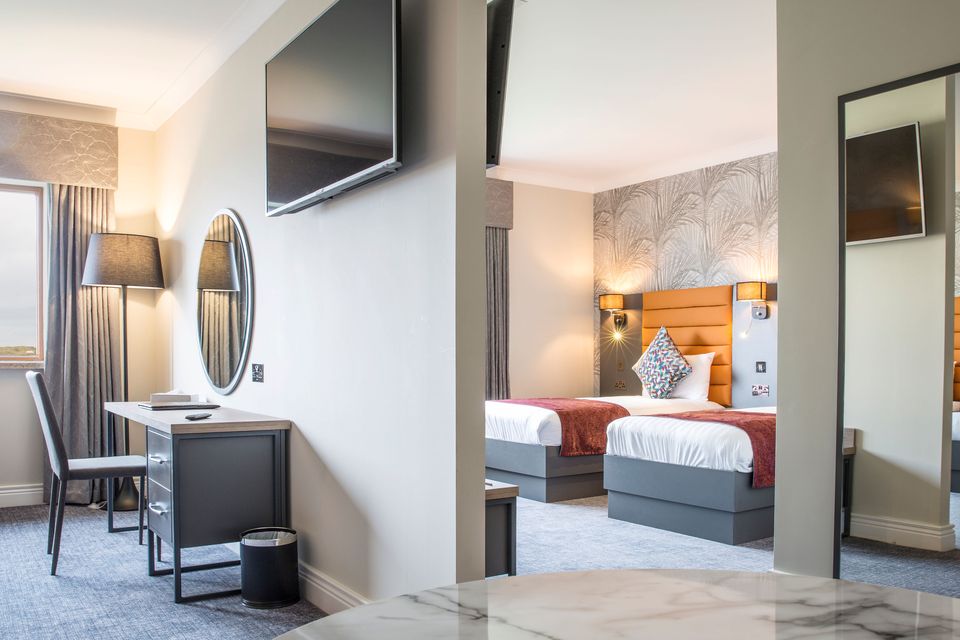 A family suite at the Diamond Coast Hotel, Enniscrone, Co Sligo
