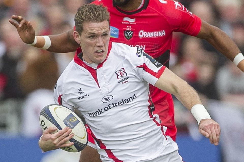 Ulster's Craig Gilroy crossed the Treviso line twice in a comfortable win
