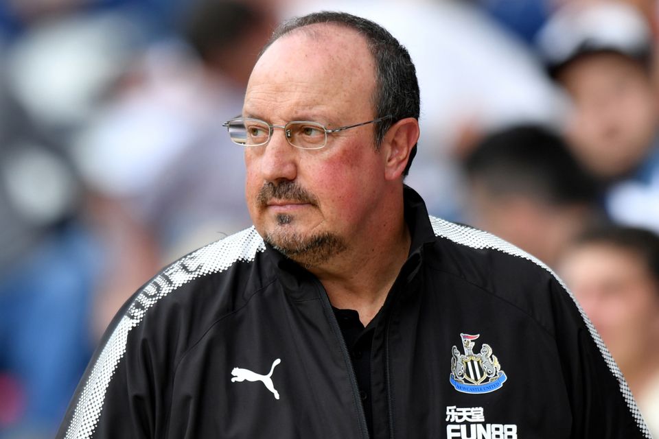Newcastle manager Rafael Benitez has returned to a happier club