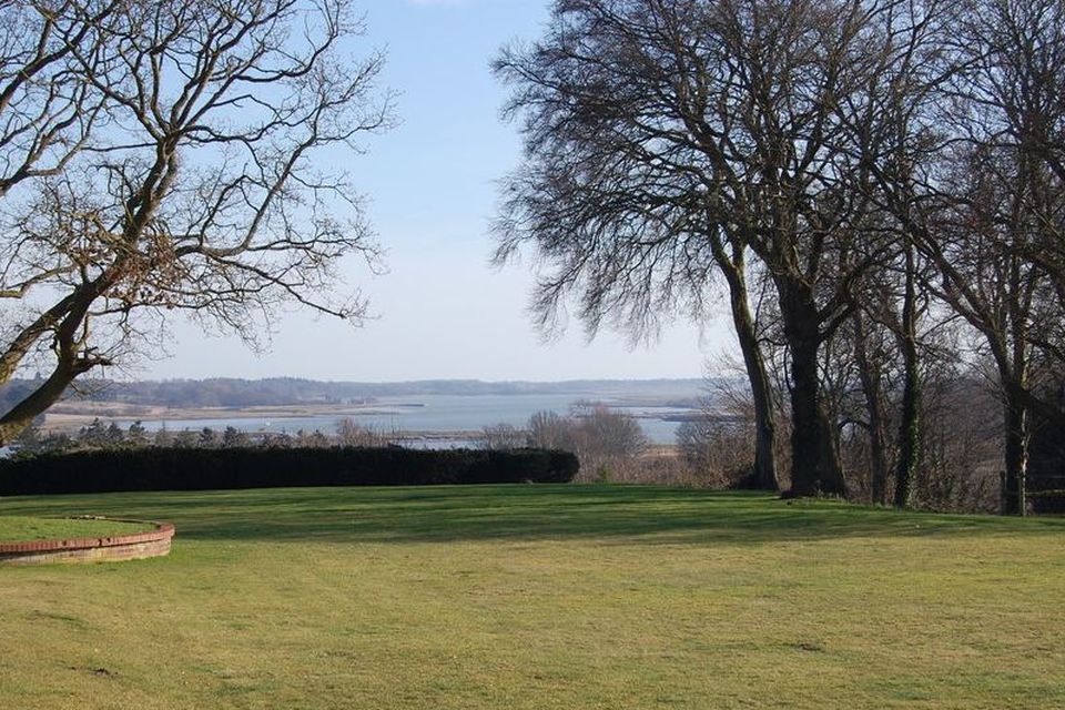 The elevated plot sits on over three acres of land