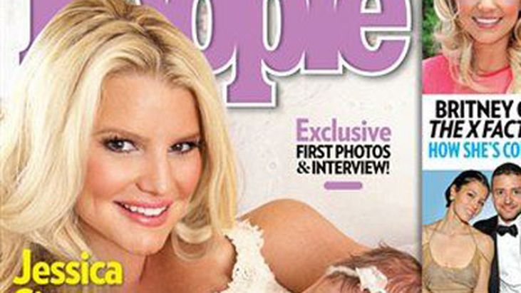 Jessica Simpson Shows Off Baby Girl Maxwell on People Magazine