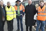 thumbnail: From left: Philip Knight, Town Administrator with Clinton Donovan, Community warden, Michael Gleeson, Rev Fr Roger O'Neill and Conor Brennan.