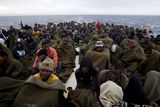 thumbnail: Rescued in the Mediterranean: Of the 647 migrants picked up by the MV Eithne, 544 turned out to be male