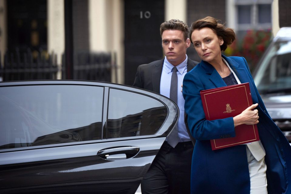 Richard Madden and Keeley Hawes in Bodyguard (Des Willie/BBC)
