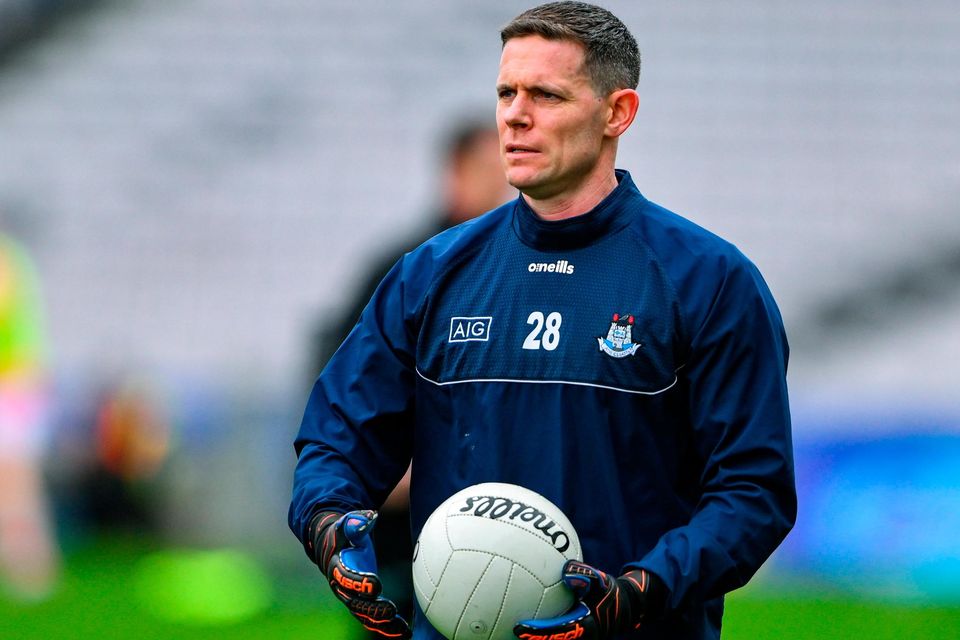 Stephen Cluxton made his return to the Dublin panel for the league game against Louth. Photo: Ray McManus/Sportsfile