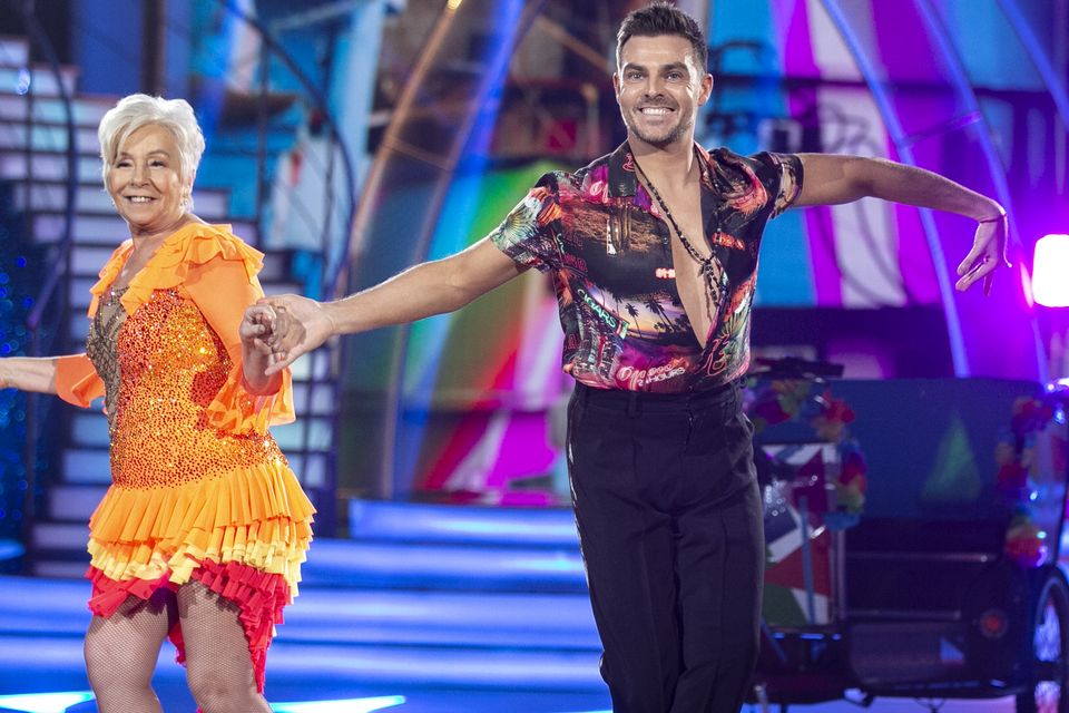 Eilish O’Carroll and Ryan Mc Shane dancing a Samba to ‘Eso Beso’ by Emma Bunton.
kobpix