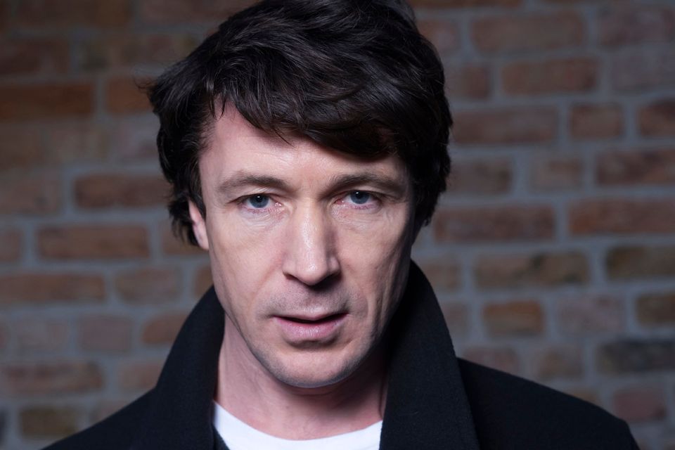 Aidan Gillen in 2010, with his best pudding-bowl haircut on, in 'Love/Hate'
