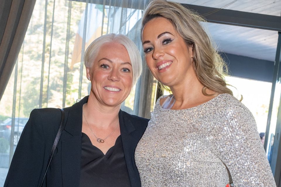 Antoinette Walsh and Lisa Brady, at Strictly Come Dancing for Tiglin, at the Parkview Hotel, Newtownmountkennedy.