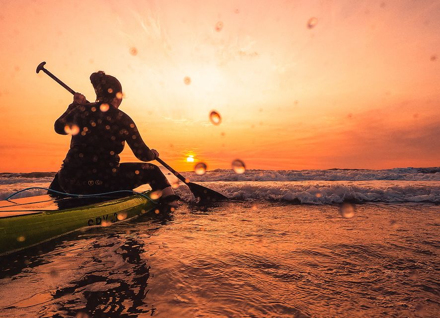 Kayaking with Karakuro. Photo: Zena O'Brien / Fáilte Ireland