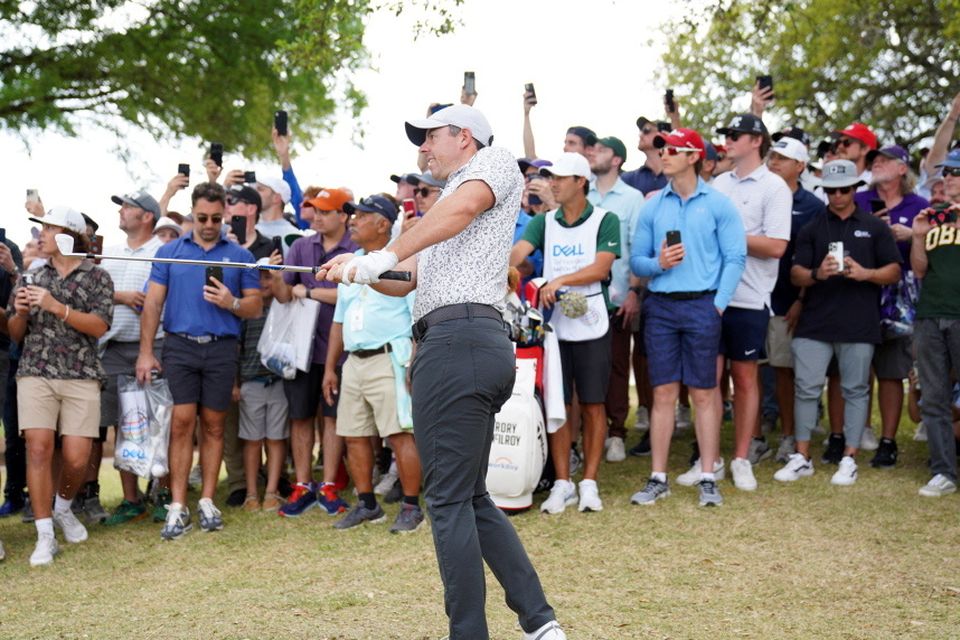 Rory McIlroy was in strong form in Texas.