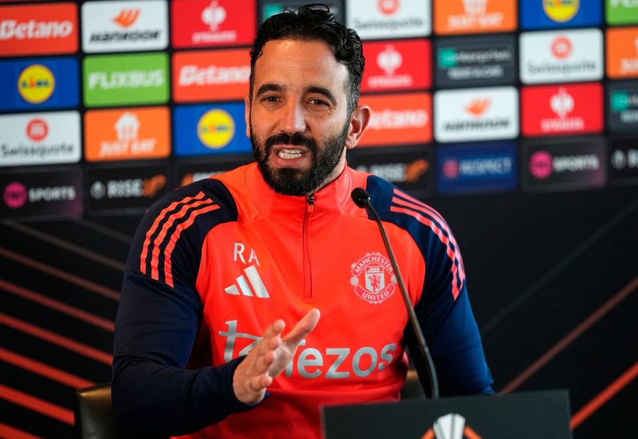Manchester United manager Ruben Amorim admits he is also underperforming. Photo: PA Wire