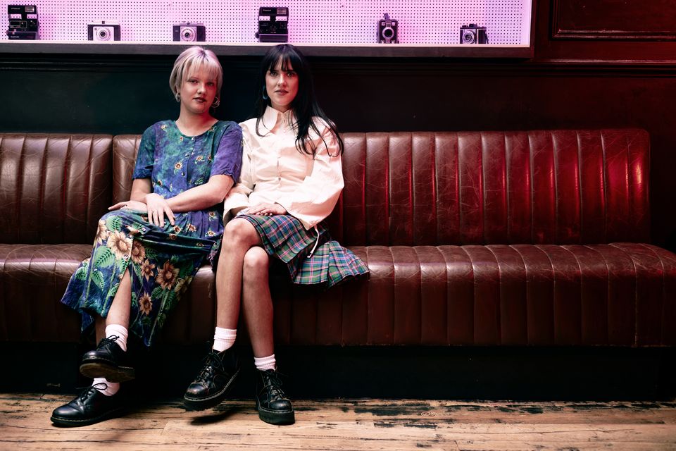 Saoirse and Keelin Moncrieff at Pawn Shop, Dublin.Photo: Kyle Sven