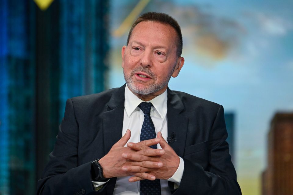 Yannis Stournaras, governor of the Bank of Greece. Photo: Jaimi Joy/Bloomberg