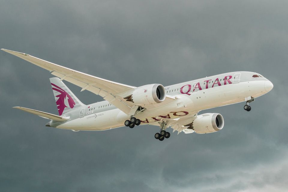 Qatar Airways commences flights between Dublin and Doha this summer. Photo: Deposit