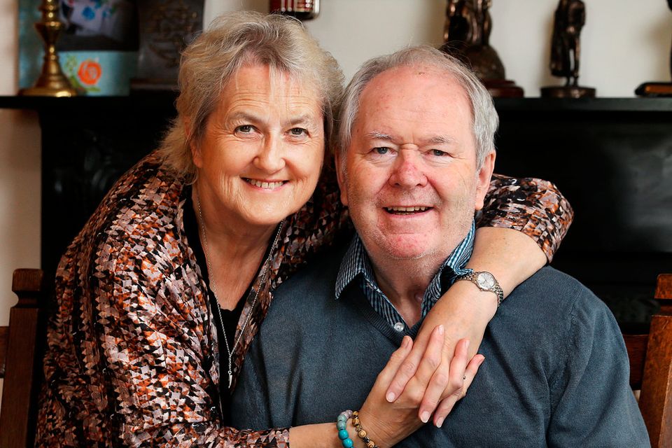 'I have never kowtowed to anybody': Valerie Cox and her husband Brian at their home in Wicklow Photo: Steve Humphreys