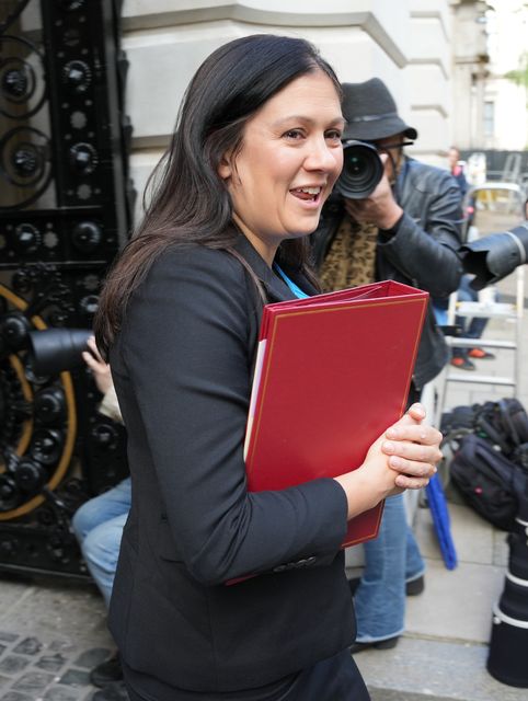 Lisa Nandy arriving in Downing Street (Jeff Moore/PA)