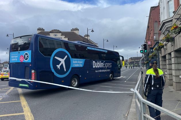Woman dies after being struck by lorry in Donegal; gardai at scene of serious crash involving bus and pedestrian in Dublin