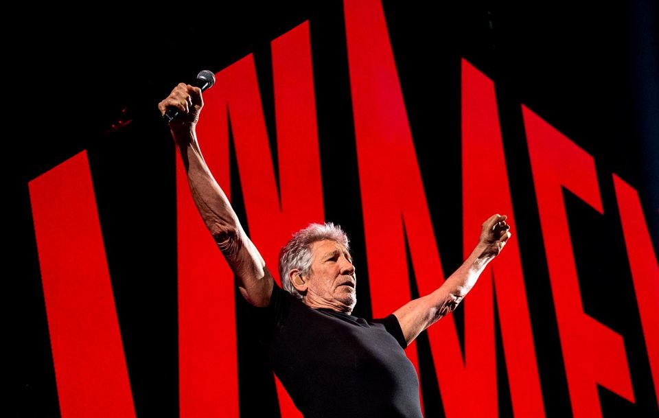 Roger Waters performs at Barclays Arena in Hamburg, Germany, to kick off his This Is Not A Drill tour of Germany (Daniel Bockwoldt/dpa via AP/PA)