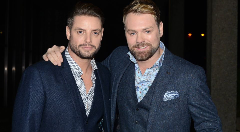 Keith Duffy and Brian McFadden in 2016
