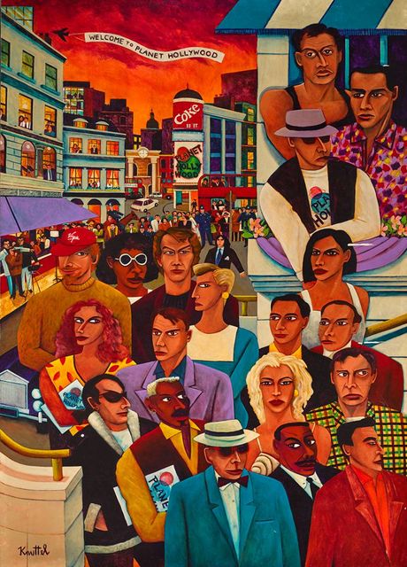 'Planet Hollywood' by Graham Knuttel sold at Whyte's