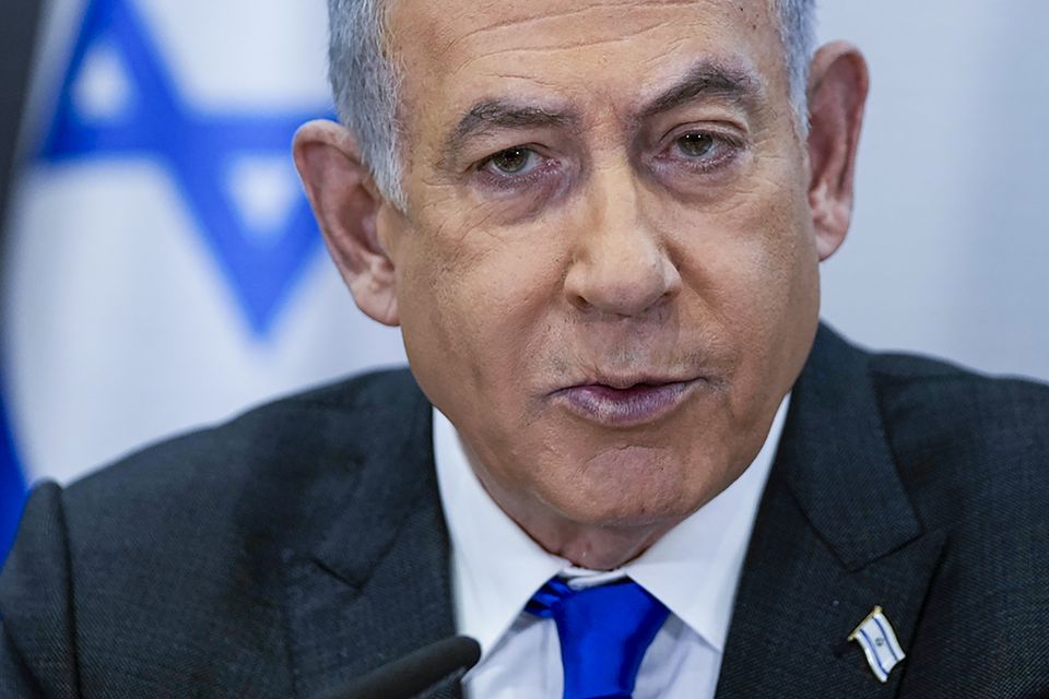 Israeli prime minister Benjamin Netanyahu said ‘if we need to, we will fight with our fingernails’ (AP)