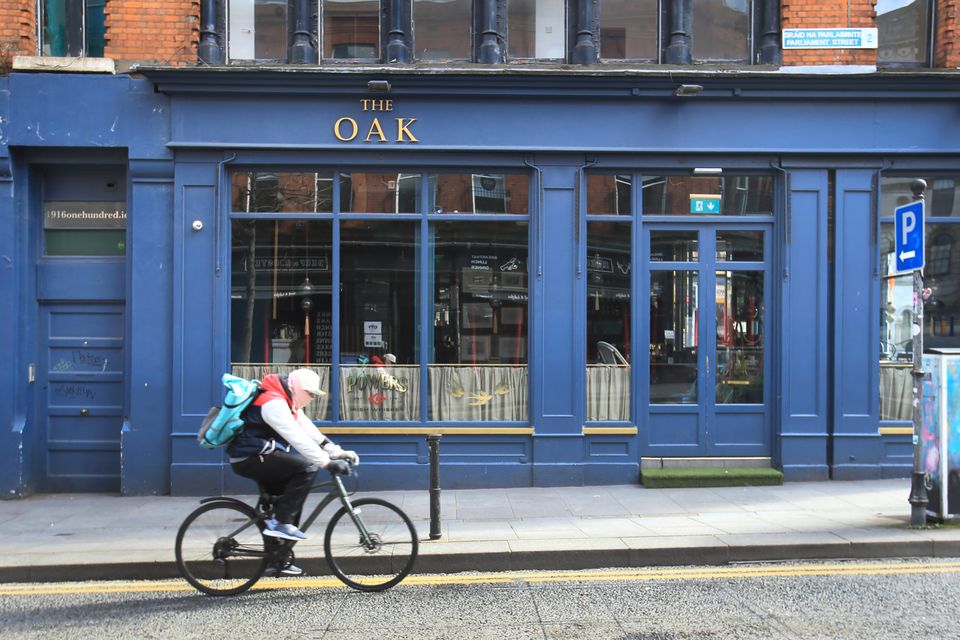 The Oak bar on Dublin's Parliament St