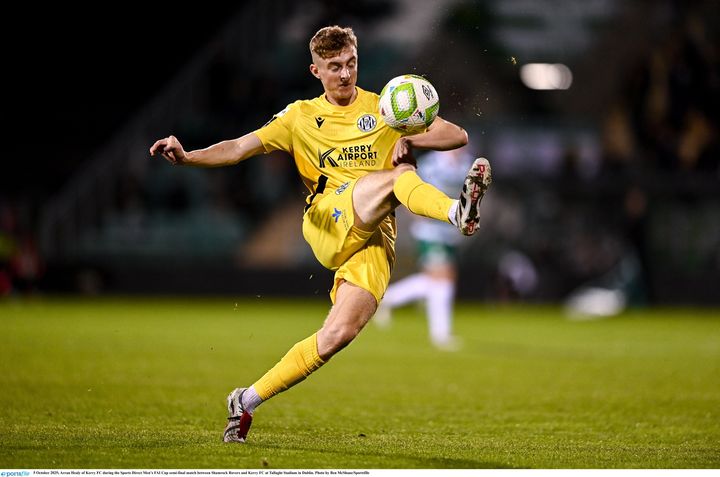 Kerry FC’s Arran Healy on playing for his father Colin, coping with his mother’s death, and a life in football