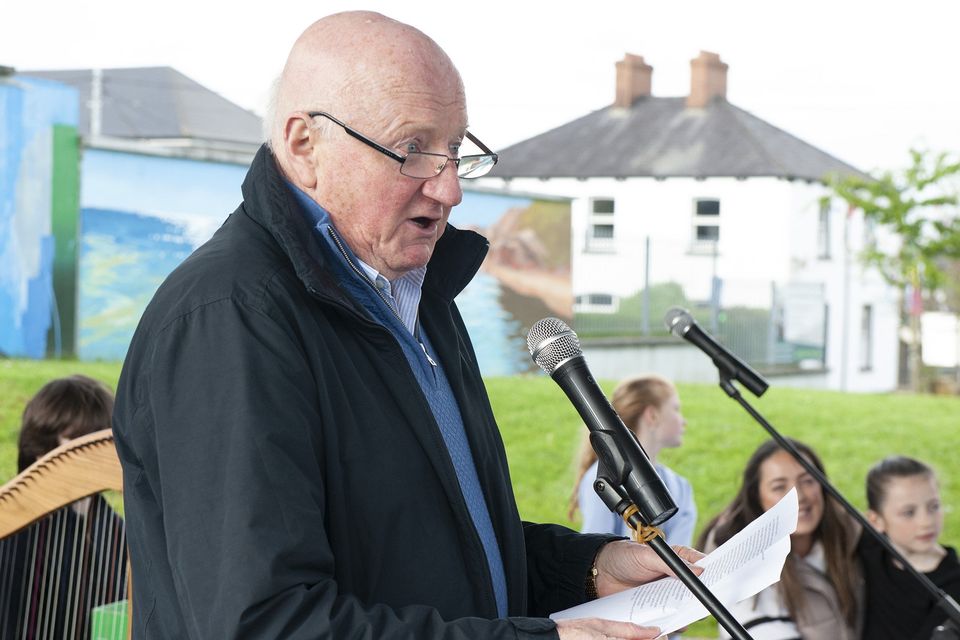 Mick O'Callaghan during the 2023 Gorey May Bush Féile on Sunday evening. Pic: Jim Campbell