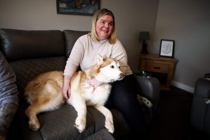 From rescue dog to global star: How Belfast Husky Foxy’s dinner-time strop charmed the internet