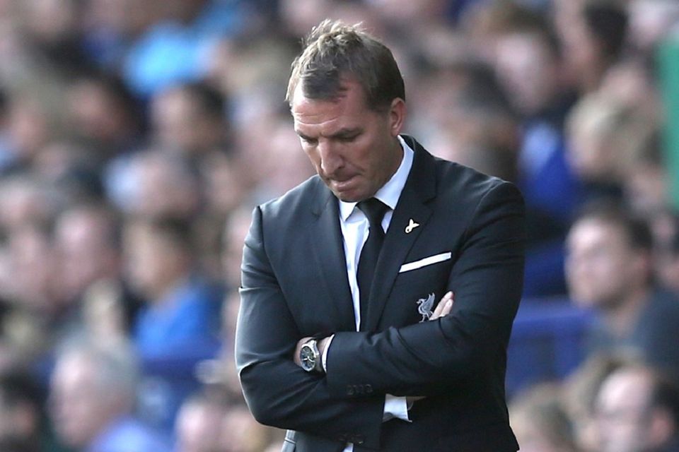 Brendan Rodgers was sacked by Liverpool in the hours after Sunday's 1-1 Merseyside derby draw