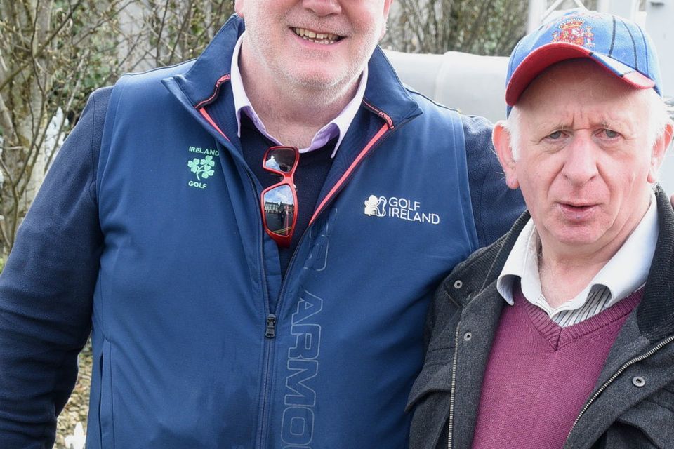 Ted Dineen and Paddy Murphy, Millstreet supporting the Millstreet Vintage Car Run. Picture John Tarrant