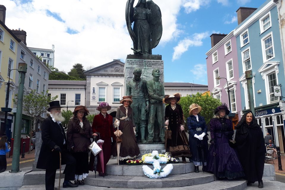 Many of those who survived or died after the Lusitania was struck by a German submarine's torpedo were brought to Cobh. Photo: Hendrick Verwey