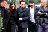 thumbnail: U2’s Adam Clayton, The Edge, Bono and Larry Mullen with Ali Hewson at the funeral of their friend radio presenter Tony Fenton at Donnybrook Church in Dublin, where they sang ‘Ordinary Love’ from the altar.
