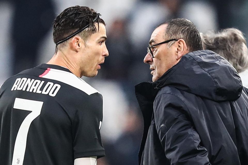 Ronaldo is not easy to manage Maurizio Sarri has a cut at former club Juventus Irish Independent