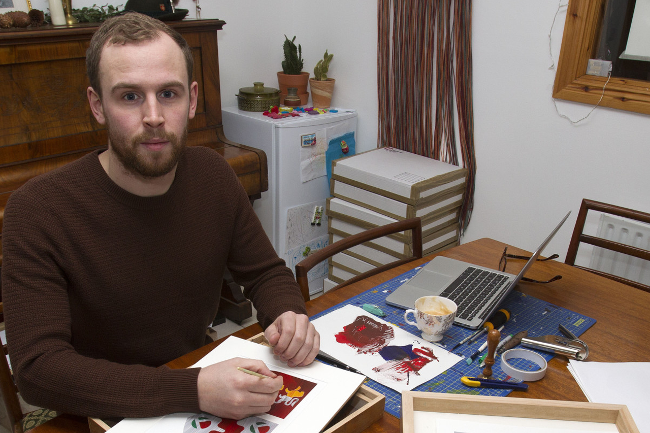 Historic hand-painted coats of arms are big draw for online gift designer