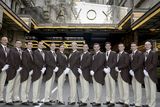 thumbnail: Etihad butlers at the Savoy in London. Picture by Harry Page.