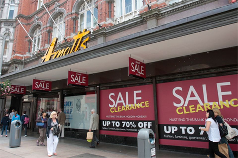 Arnotts sportswear shop