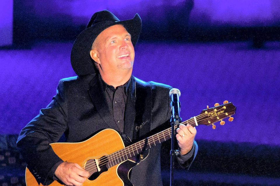 Garth Brooks in action. Photo: Charles Sykes