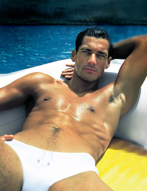 David gandy white sale speedo