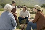thumbnail: Rural living: Ruth McCabe, Lola Mae McCormack, Barry Ward and Anna Bederke in That They May Face the Rising Sun