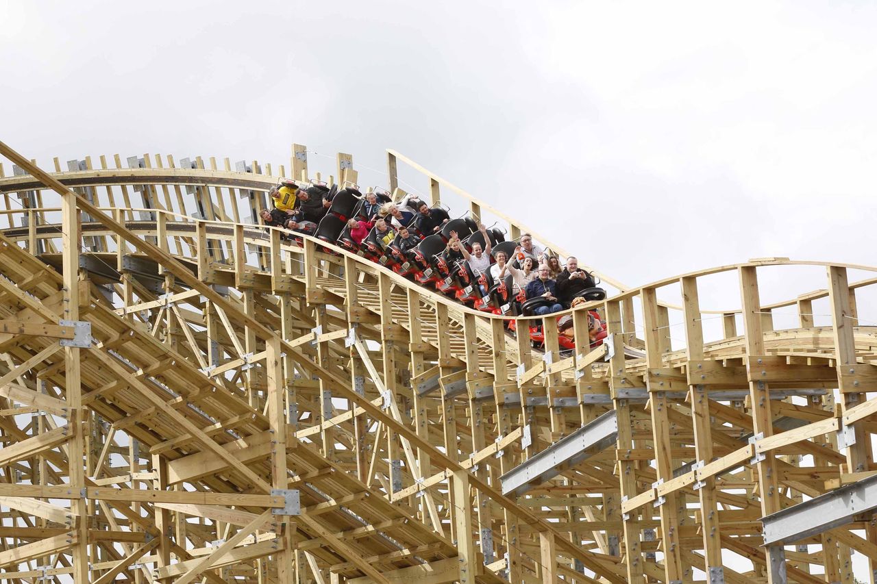 Over 100 000 ride new wooden coaster in just seven weeks Irish