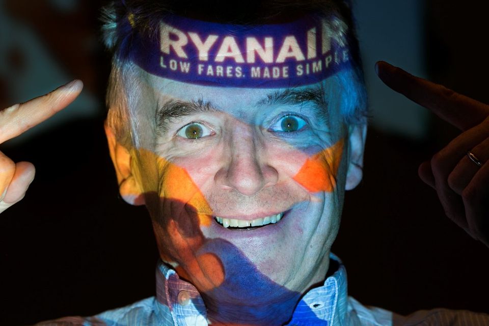Ryanair's Michael O'Leary at a press conference in London on August 31, 2016. Photo: DANIEL LEAL-OLIVAS/AFP/Getty Images